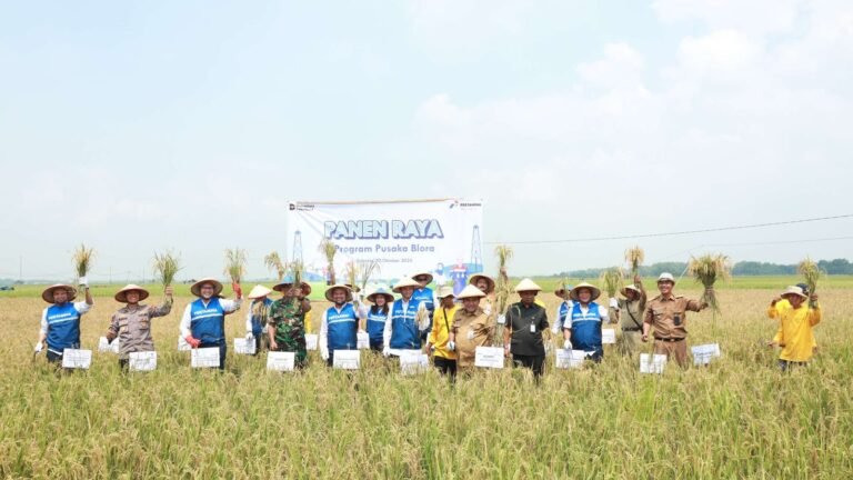 Pertamina dan Pemkab Blora Gelar Panen Raya Padi