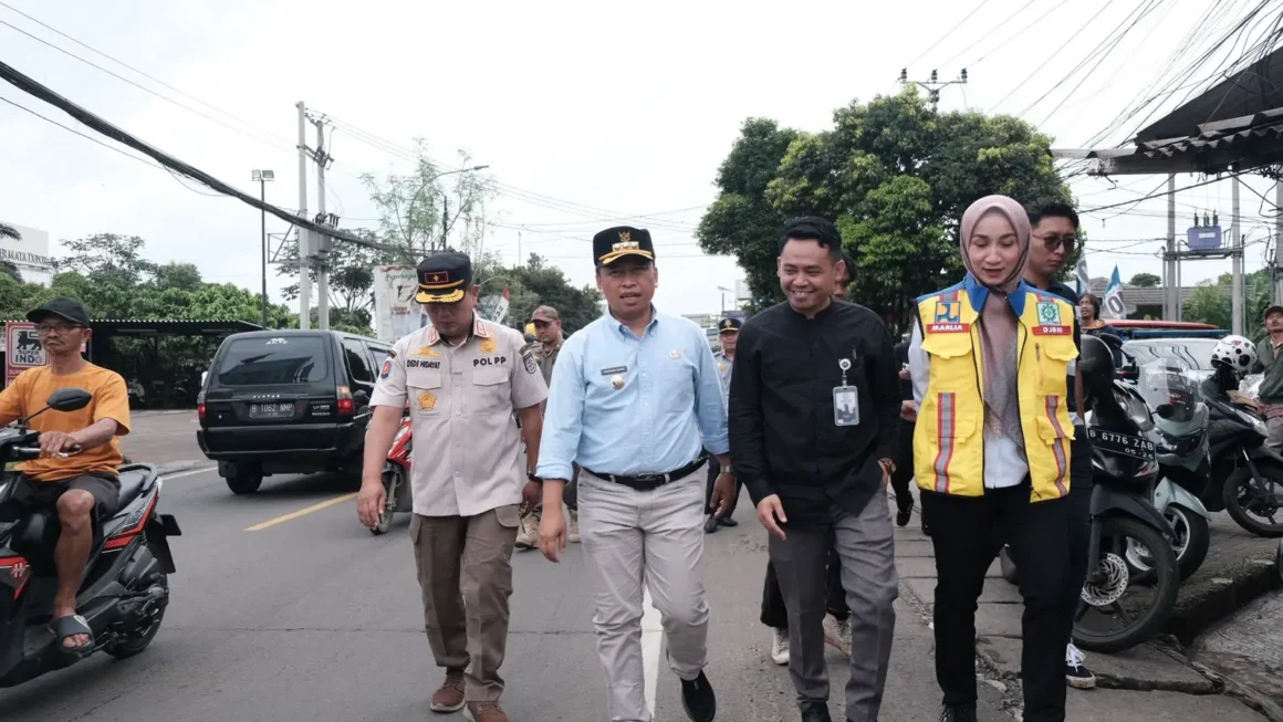 Wali Kota  Supian Suri Gercep Atasi Macet Raya Sawangan, Desember Pembebasan Lahan Tuntas