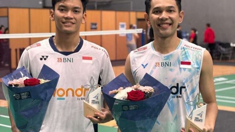 Badminton French Open 2025: Pasangan Ganda Putra Fajar/Fikri Raih Raih Runner-Up