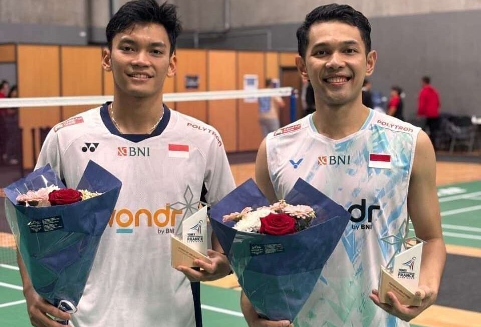 Badminton French Open 2025: Pasangan Ganda Putra Fajar/Fikri Raih Raih Runner-Up