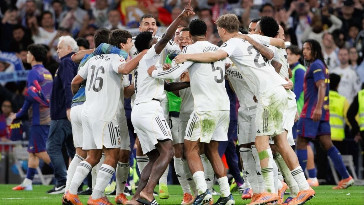 El Clasico: Real Madrid Tekuk Barcelona 2-1 di Bernabeu