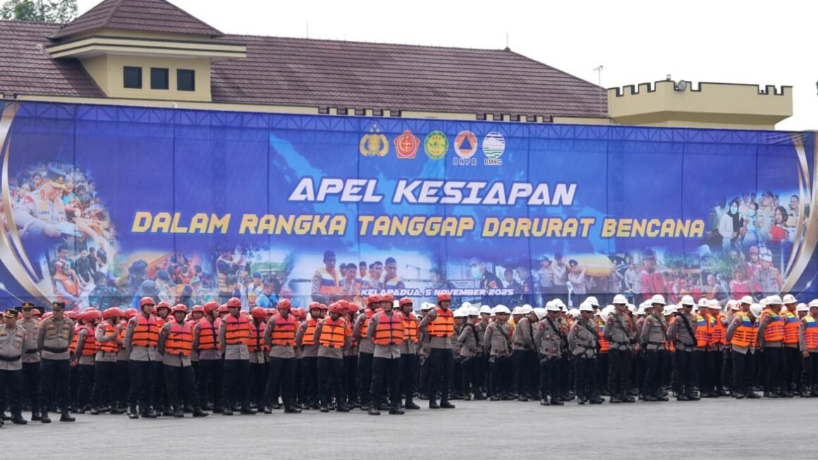 Antisipasi Fenomena Cuaca Ekstrem, Polri Gelar Apel Tanggap Darurat Bencana