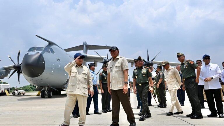 Presiden Prabowo Serahkan Airbus A400M untuk Perkuat Kekuatan TNI AU
